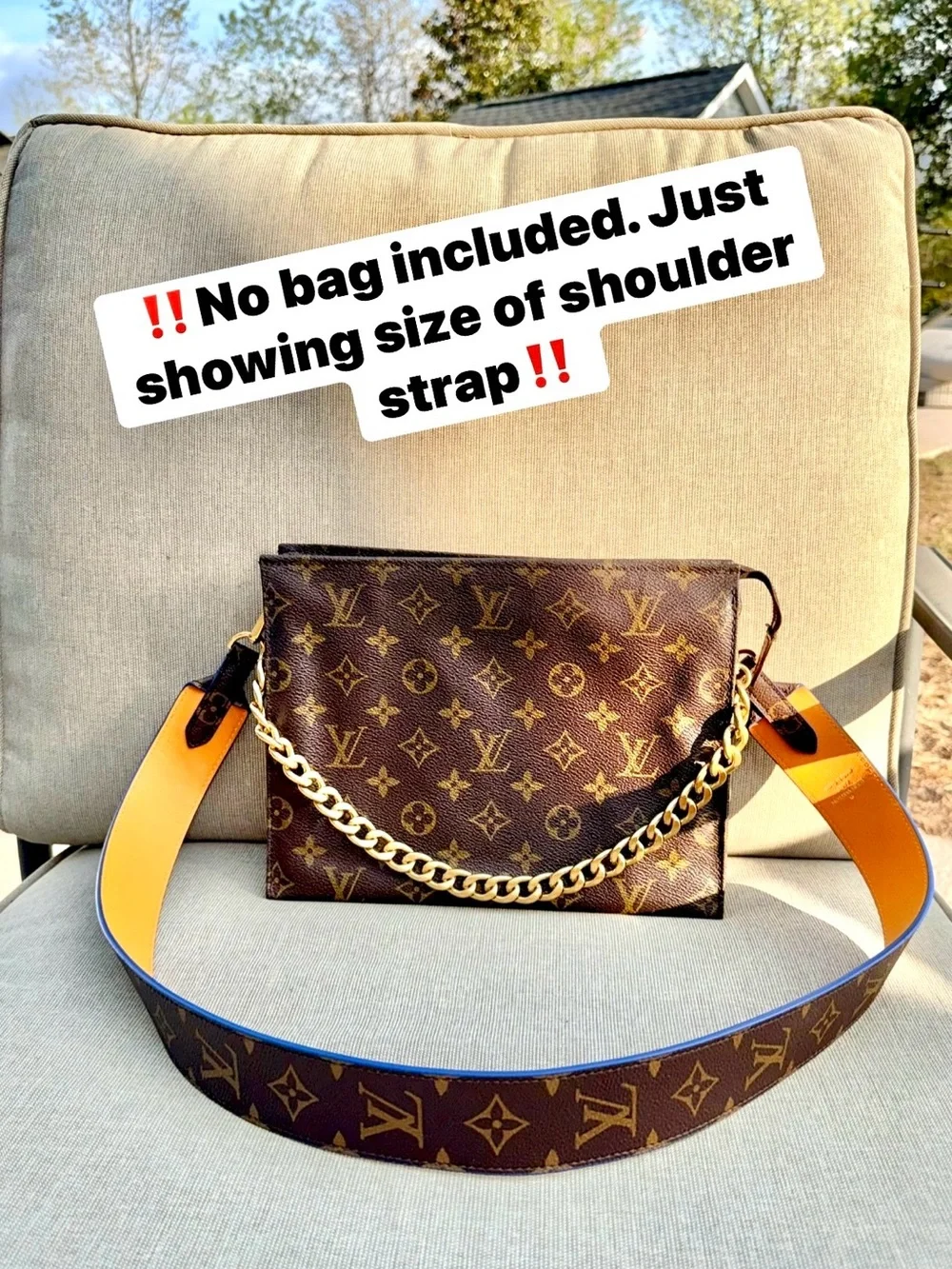 *GIFTABLE condition* Louis Vuitton limited edition LV colors bandouliere strap